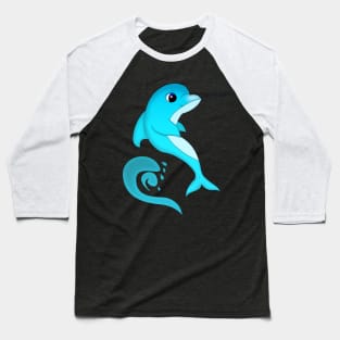 Blue Dolphin Baseball T-Shirt